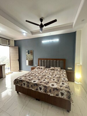 Bedroom in 3 BHK Builder Floor at Ansal Sushant Apartments, Sushant Lok I – for Rent