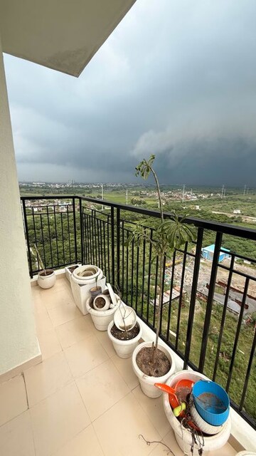 Balcony in 2 BHK Apartment at Shyam Bankey Bihari Sharnam, Raj Nagar Extension – for Rent