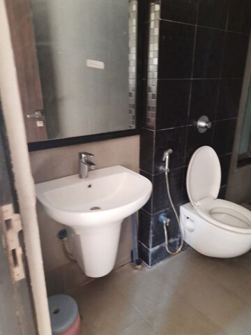 Bathroom in 2 BHK Apartment at Siddhi Highland Park, Kolshet Road – for Rent