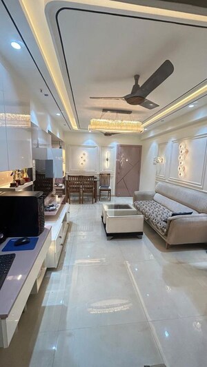 Living Room in 2 BHK Apartment at Shree Tirupati STG Signature Residency, Patlipada – for Rent