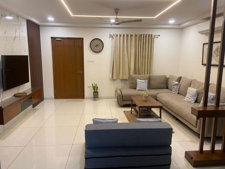 Living Room, aparna-sarovar-zenith 3 Bedroom 1960 Sq.Ft. Apartment In Nallagandla Hyderabad 9869057