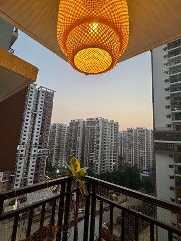 Balcony in 3 BHK Apartment at Aparna Sarovar Zenith, Nallagandla – for Rent