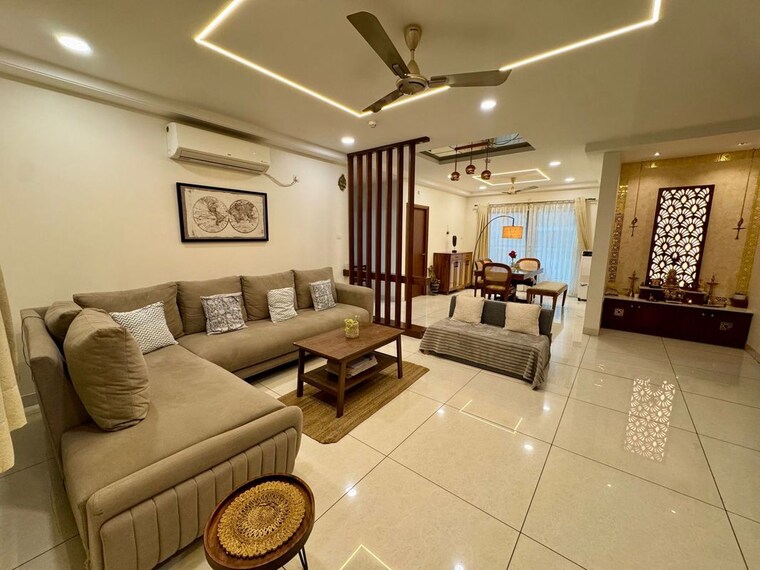 Living Room, aparna-sarovar-zenith 3 Bedroom 1960 Sq.Ft. Apartment In Nallagandla Hyderabad 9869057