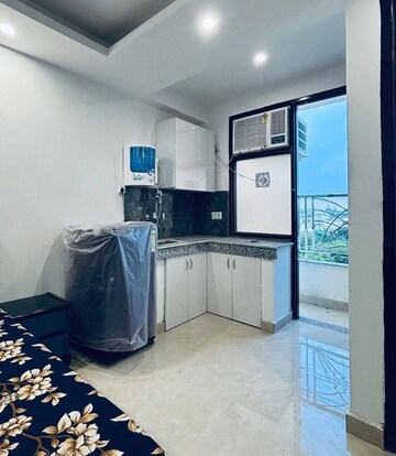 Living Room in 1 RK Builder Floor at Saket – for Rent