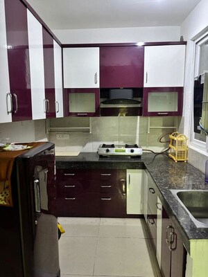 Kitchen in 3 BHK Apartment at Gaur City 7th Avenue, Sector 4 Greater Noida – for Rent