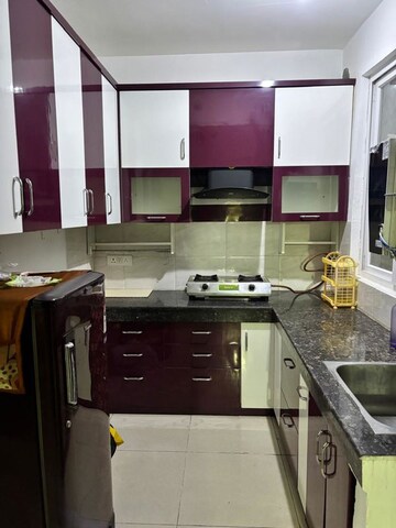 Kitchen in 3 BHK Apartment at Gaur City 7th Avenue, Sector 4 Greater Noida – for Rent