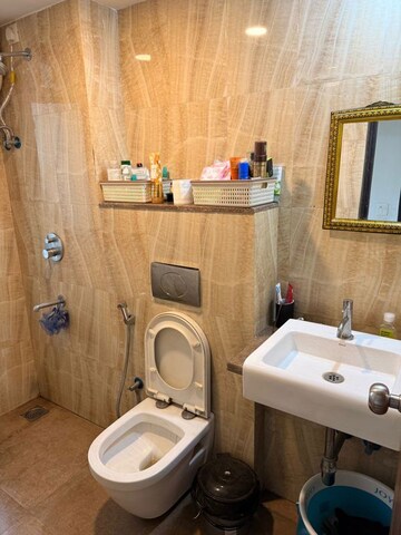 Bathroom in 2 BHK Apartment at Lodha Amara, Kolshet Road – for Rent