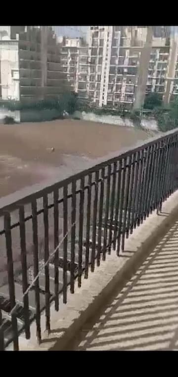 Balcony in 3 BHK Apartment at Alliance The Eminence, Singhpura – for Rent