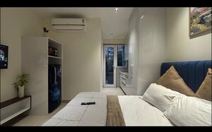 Bedroom in 1.5 BHK Builder Floor at Sushant Lok ii – for Rent