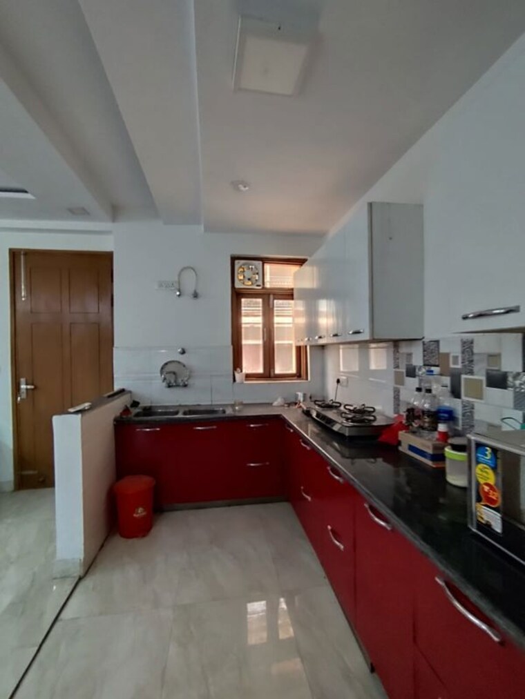 Kitchen, sangam vihar 2 Bedroom 101 Sq.Yd. Builder Floor In Sangam Vihar Delhi 9870246