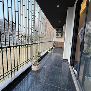 Balcony in 3 BHK Builder Floor at Sector 56 – for Rent
