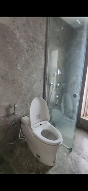 Bathroom in 3 BHK Apartment at Laxmi Raajvilas, Goregaon West – for Rent