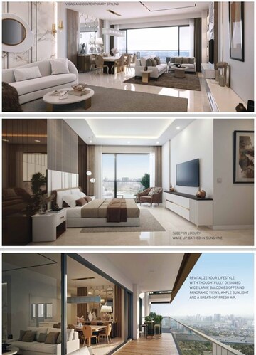 Kitchen in 3.5 BHK Apartment at Signature Global De Luxe DXP, Sector 37d – for Sale