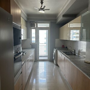 Building Lobby in 4 BHK Apartment at DLF The Belaire, Golf Course Road – for Rent