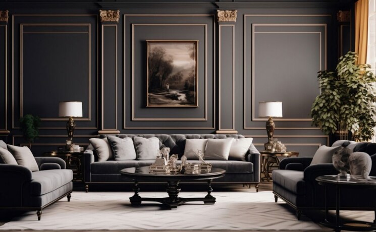 Living Room, elan-the-statement 4 Bedroom 4285 Sq.Ft. Apartment In Sector 49 Gurgaon 9870266