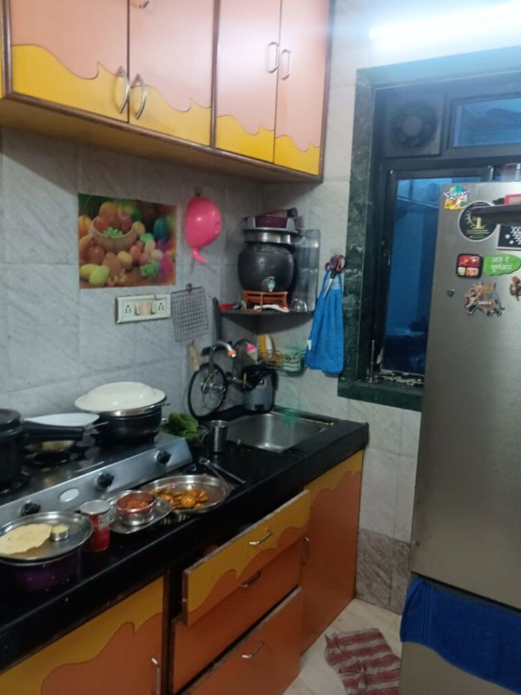 Kitchen, devta-chs 1 Bedroom 550 Sq.Ft. Apartment In Kharigaon Thane 9870380