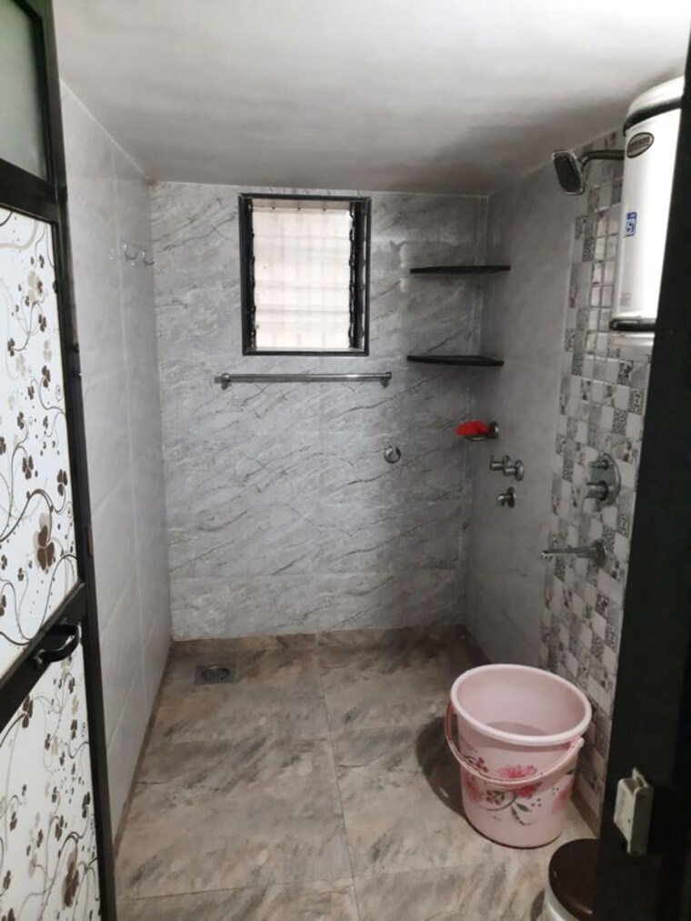 Bathroom, devta-chs 1 Bedroom 550 Sq.Ft. Apartment In Kharigaon Thane 9870380