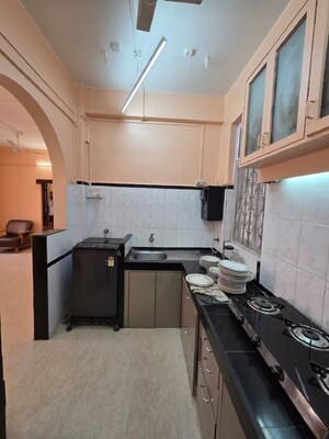 Kitchen in 2 BHK Apartment at Bandra East – for Rent