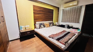 Bedroom in 3 BHK Apartment at Prahlad Nagar – for Rent