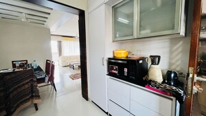 Kitchen in 3 BHK Apartment at Prahlad Nagar – for Rent