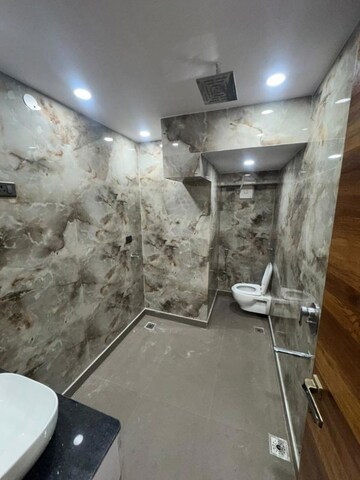 Bathroom in 2.5 BHK Apartment at Paschim Vihar – for Rent