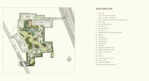 3 BHK Apartment – Map Location View at Emaar Serenity Hills, Sector 86 - for Sale