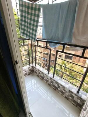 Balcony in 2 BHK Apartment at Dev Ashoka Apartment, Vartak Nagar – for Rent