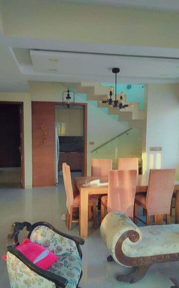 Living Room in 3 BHK Penthouse at The Residences Jayamahal, Jayamahal – for Rent