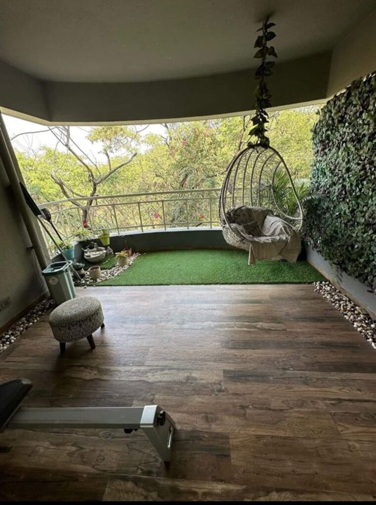 Balcony, clover-highlands 3 Bedroom 1600 Sq.Ft. Apartment In Kondhwa Pune 9870438