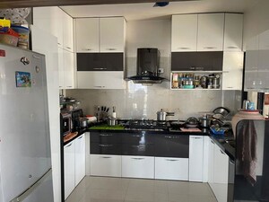 Kitchen in 3 BHK Penthouse at Nirmaan Aasamant Phase I, Kondhwa Budruk – for Sale
