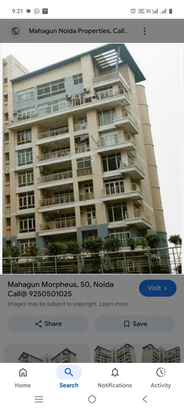 4 BHK + Pooja Room,Servant Room,Study Room Apartment For Rent in Mahagun Morpheus