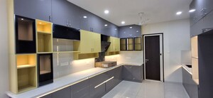 Kitchen in 4 BHK Villa at Rajapushpa Green Dale, Tellapur – for Rent