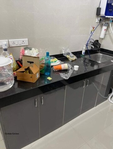 Kitchen in 1 RK Apartment at Nyati Elysia, Kharadi – for Rent