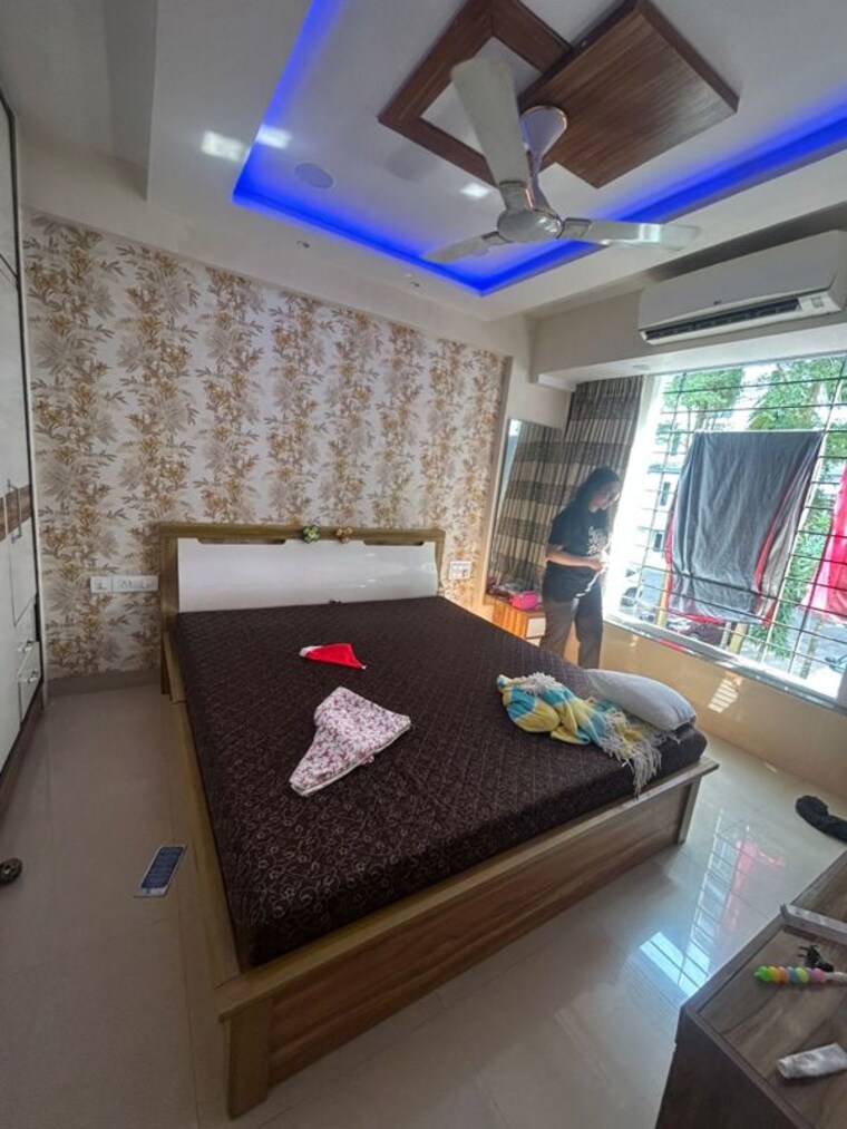Bedroom, raheja-reflections 3 Bedroom 1280 Sq.Ft. Apartment In Kandivali East Mumbai 9870637