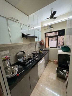 Kitchen in 2.5 BHK Apartment at Radha Madhav, Borivali East – for Rent