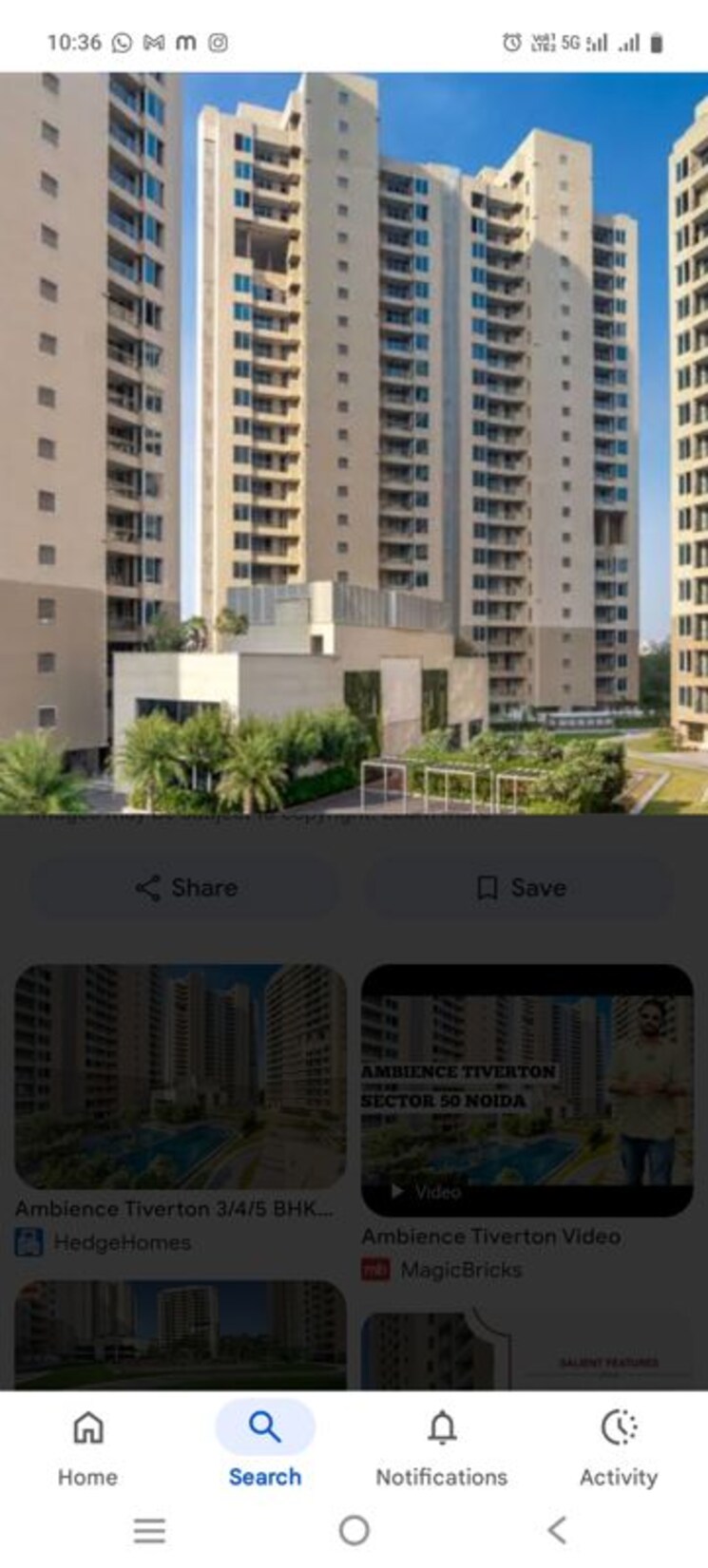 Exterior View, ambience-tiverton 4 Bedroom 3284 Sq.Ft. Apartment In Sector 50 Noida 9870669