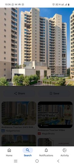 4 BHK + Pooja Room,Servant Room,Study Room,Extra Room Apartment For Sale in Ambience Tiverton