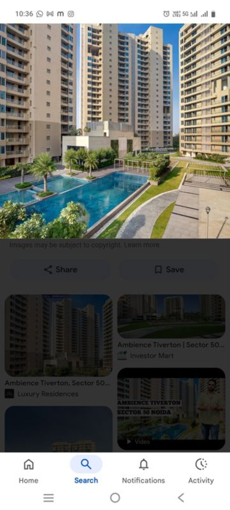 Exterior View, ambience-tiverton 3 Bedroom 2548 Sq.Ft. Apartment In Sector 50 Noida 9870674