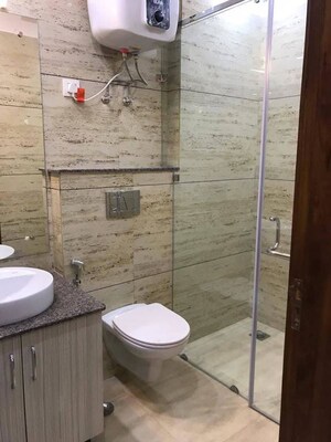 Bathroom in 3 BHK Apartment at Hauz Khas – for Rent