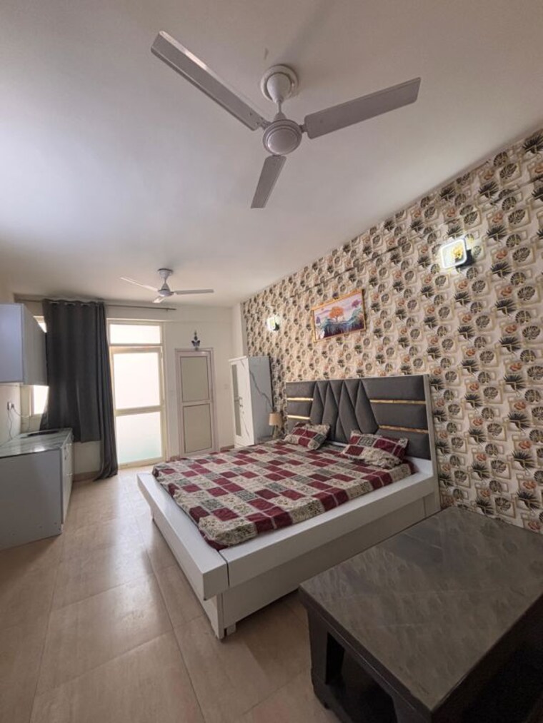 Bedroom, radhey-krishna-orchid 1 RK 450 Sq.Ft. Builder Floor In Sector 101 Noida 9870778
