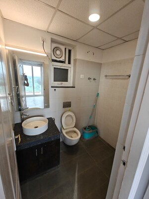Bathroom in 2 BHK Apartment at Supertech Hues, Sector 68 – for Rent