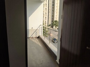 Balcony in 3 BHK Builder Floor at Ansal API Esencia, Sector 67 – for Rent