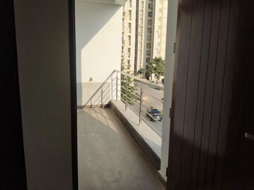 Balcony in 3 BHK Builder Floor at Ansal API Esencia, Sector 67 – for Rent