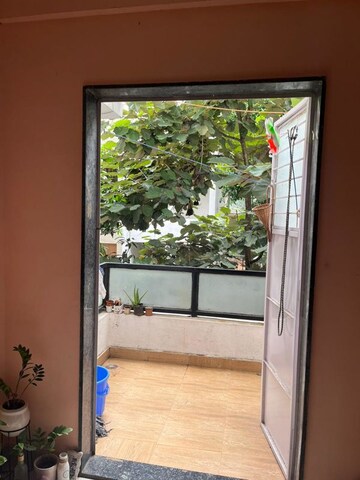 Balcony in 1 BHK Apartment at Shri Ram Nagar Society, Aundh – for Rent