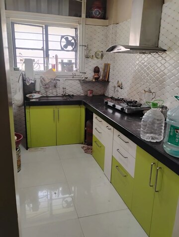 Kitchen in 1 BHK Apartment at Shri Ram Nagar Society, Aundh – for Rent