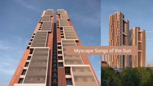 3 BHK Apartment – Exterior View View at Myscape Songs Of The Sun, Financial District - for Sale