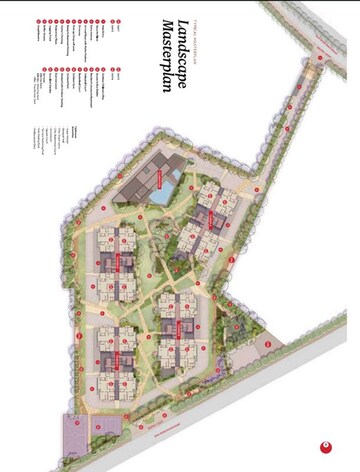 Master Plan in 4 BHK Apartment at Myscape Songs Of The Sun, Financial District – for Sale