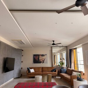 Living Room in 3 BHK Apartment at West View Heights Apartment, Matunga – for Rent