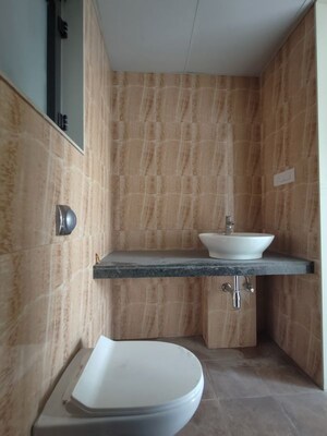 Bathroom in 1 BHK Apartment at Lodha Crown Kolshet, Kolshet Road – for Rent