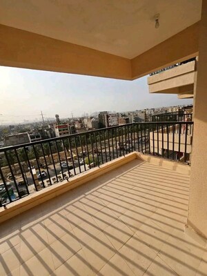 Balcony in 3 BHK Apartment at Gaur City 2 - 14th Avenue, Sector 16c Greater Noida – for Rent